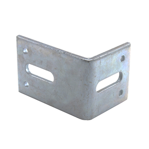 Custom Connector 90 Degree Galvanized Carbon Steel <strong>Metal</strong> Adjustable L Right Corner <strong>Angle</strong> <strong>Bracket</strong> for Door Track Jamb - Product Image 4