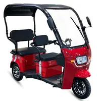 Tricycle électrique intégré, abri d'auto avec essuie-glace, adulte, dames, ramassage, enfants, scooter de loisirs