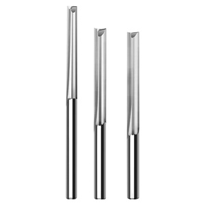 Dao phay khắc gỗ, gỗ MDF, máy tính bằng cacbua vonfram hai cạnh thẳng, rãnh thẳng, Jinchuan 3 4 6mm, OEM - Product Image 2