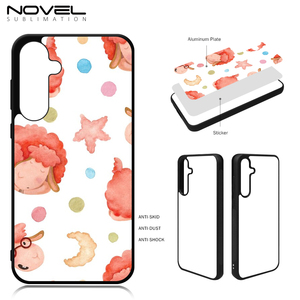 For Samsung A series 2D TPU Phone Cover Soft Rubber phone pouch Sublimation Blank phone case for Galaxy A33