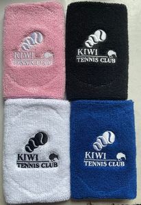 Özel Logo nakış yumuşak pamuk atletik Terry bez örme atletik ter bandı bileklik - Product Image 3