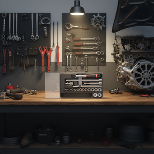 519/605BA Tool <b>Set</b> 12 <b>Pc</b> Socket Wrench Kit For Automotive Repair - Product Image 3