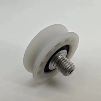 Rouleau de suspension de porte d'ascenseur, Rouleau de suspension inférieur Fermator 48146002, Rouleau de centrage et de positionnement pour ascenseur Yisheng