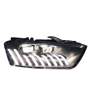 For 13-18 Q3 Modified 12V 50W <b>LED</b> <b>Headlight</b> Assembly Scanning Welcome Daytime Running Light Flowing Turn Signal Lens 12v <b>LED</b> Hea - Product Image 4