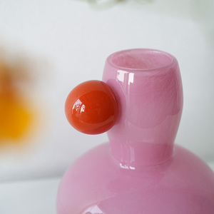 Vase <span class=keywords><strong>de</strong></span> table moderne en verre transparent effet champignon, finition craquelée, écologique, pour décoration intérieure, mariages et pot <span class=keywords><strong>de</strong></span> fleurs hydroponique - Product Image 5