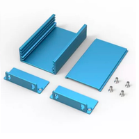 Boîtier en aluminium anodisé d'usinage CNC boîtier électronique boîtier PCB boîtier boîte de jonction