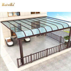 Auvent en aluminium pour balcon, <span class=keywords><strong>terrasse</strong></span> extérieure, abri <span class=keywords><strong>de</strong></span> voiture, auvent <span class=keywords><strong>de</strong></span> protection contre la pluie, toit en polycarbonate, <span class=keywords><strong>couverture</strong></span> <span class=keywords><strong>de</strong></span> <span class=keywords><strong>terrasse</strong></span> - Product Image 5