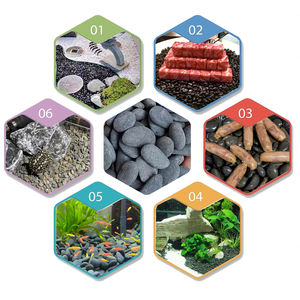 Natuurlijke ijzeren galzand aquariumbodem landschapsarchitectuur kiezelsteentjes ecologisch duurzaam buiten tuin waterkwaliteit - Product Image 6