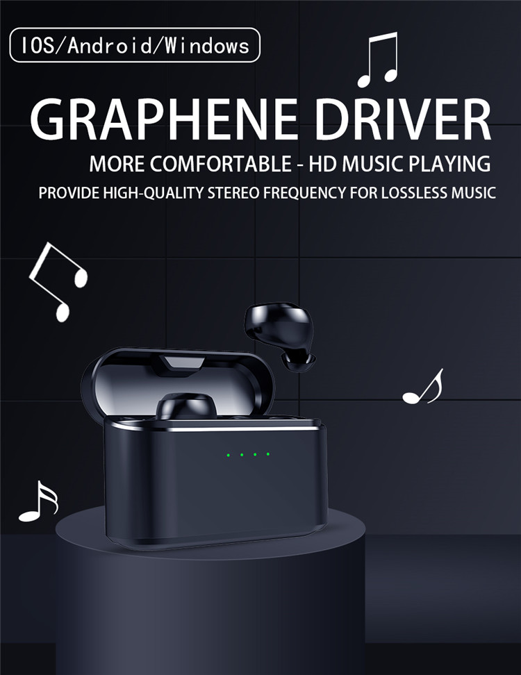 3D Surround Stereo OEM Bluetooth Earphones TWS Wireless For Gaming