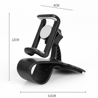 Support de téléphone de voiture rotatif à 360°, support universel pour téléphone portable, support de tableau de bord pour voiture, support de fixation pour téléphone mobile