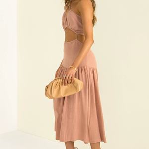 Vestidos Casuales Elegantes y a la Moda para Mujer, con Tirantes Finos y Cintura Recortada, Vestidos Casuales para Mujer - Product Image 3