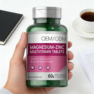 Tablet <span class=keywords><strong>Vitamin</strong></span> kompleks seng Magnesium merek pribadi 60 tablet suplemen nutrisi OEM kustomisasi - Product Image 2