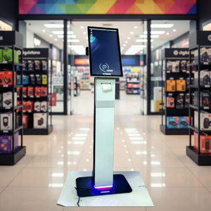 Terminal de Autoservicio WUXIN Totem de 21.5 Pulgadas con Windows, Máquina para Gestión de Filas y Emisión de Boletos Bancarios, Sistema de Pedidos de Comida de Autoservicio - Product Image 2