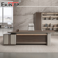 Bureau de direction moderne et luxueux Ekintop CEO, convertible, modulaire, extensible, en bois, pour la maison et l'hôtel