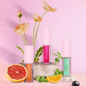 Venta al por mayor Etiqueta privada Hidratante de larga duración Impermeable Vegano Rosa Rojo Lip Stain Plumper Oil Liquid Lipstick Lip <span class=keywords><strong>Gloss</strong></span> - Product Image 2