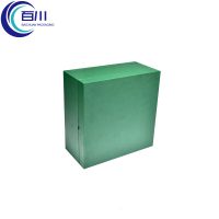 Caja de Regalo Personalizada Reutilizable con Tapa Verde, Impresión de Patrón y Logotipo, Empaque para Regalos Navideños, Frascos, Aceites, Productos Cosméticos para el Cuidado de la Piel