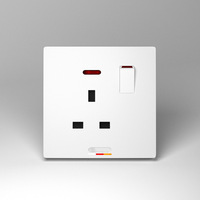 El mejor precio Home Light Wall Power Interruptores eléctricos Enchufe UK Interruptores y enchufes de pared