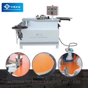 Zhongyuan abs furniture woodworking adhesive edge banding making machine high quality manual edge banding machine price