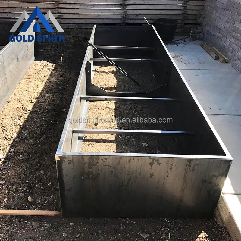 Niedriger Preis Corten Steel Raised Garden Bed Rechteck Box für Gemüse oder Blumen