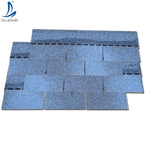 Toit bitumineux Bardeaux de <span class=keywords><strong>toiture</strong></span> légers en fibre de verre et asphalte Toit à bardeaux standard américain - Product Image 1