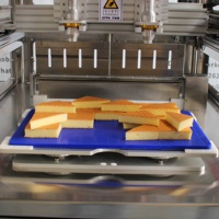 Cortadora de Pastel Ultrasónica Industrial con Máquina de Corte Triangular, Diamante y Cuadrado de Precisión para Fábrica de Panadería