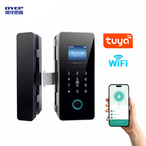 Cerradura Inteligente Tuya Wifi para Puerta de Vidrio, con Huella Dactilar, con Marco y sin Marco, Código, Tarjeta, Llave, Oficina 601-wifi, Desbloqueo por Huella Dactilar, Acceso Seguro Wi - Product Image 1