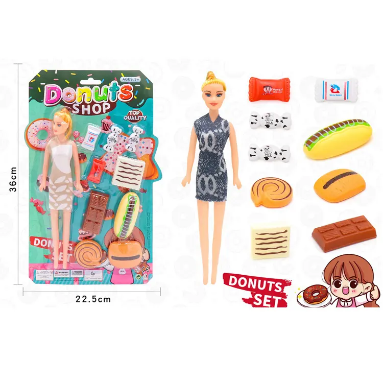 EPT $1 Dollar Promotion Toys Mini Cookie Chocolate Snack Knife And Fork Spoon Play House Mini Pretend Toys