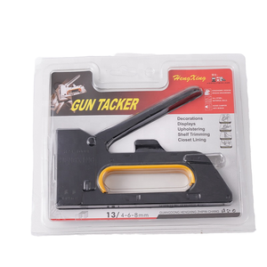 Промышленный класс U-образный ручной патч R23 гвоздь пистолет 1 год гарантии Электрический стальной степлер для украшения дерева - Product Image 1