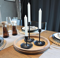 Ensemble de plateaux en bois décoratifs, style nordique, petit plateau de service pour la décoration de table basse et la décoration de salon