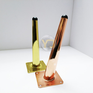 YIJUN Furniture Legs Tapered Rose Gold 966 Modern Minimalist Easy Installation - Product Image 2