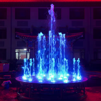 Fuente Seca Musical Moderna con Bomba DMX512 de Diseño Personalizado, Fuente Seca para Bailar, 24V, Equipo Completo