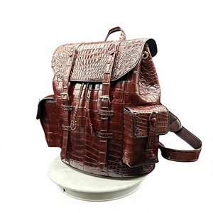 Sac à dos en cuir de qualité supérieure avec bretelles amovibles - Product Image 2