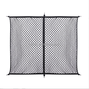 Filet <span class=keywords><strong>de</strong></span> cargaison élastique réglable <span class=keywords><strong>de</strong></span> qualité supérieure pour benne <span class=keywords><strong>de</strong></span> camionnette avec crochets mousquetons pour parcours <span class=keywords><strong>de</strong></span> cordes - Product Image 4