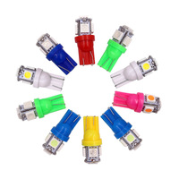 Nueva bombilla de luz de cuña T10 LED blanco 5050 5-SMD W5W 194 168 2825 158 192 para lámparas de señal de estacionamiento de giro automático 12V 24V placa de matrícula