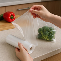 Sacs de courses en plastique biodégradable écologiques avec logo personnalisé pour les produits des épiceries