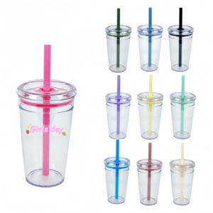 Personalizzato DP340 riutilizzabile tazza di <span class=keywords><strong>caffè</strong></span> ghiacciato con cannucce personalizzabili tazza riutilizzabile per <span class=keywords><strong>caffè</strong></span> <span class=keywords><strong>e</strong></span> Bubble Tea - Product Image 1