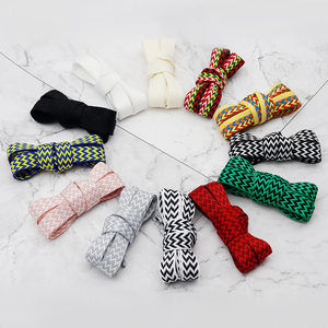 Lacets plats à la mode pour baskets <span class=keywords><strong>Lanvin</strong></span> 1.5cm de large lacets fantaisie colorés - Product Image 4