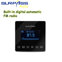 PW215B + CR310 Mini stéréo Blue Tooth dans les amplificateurs muraux Smart Home Cinema avec 8Ohm 10W salle de bain aluminium étanche à l'humidité