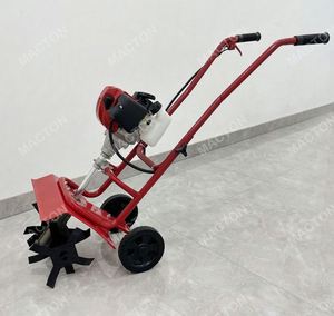 Factory Direct Mini Power Tiller Gasoline Engine 2-Stroke Garden Farm <b>Cultivator</b> with Warranty - Product Image 4