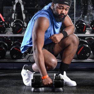 Mancuerna ajustable de 25kg, juego de pesas, equipo de Fitness, gimnasio, constructor de cuerpo - Product Image 6