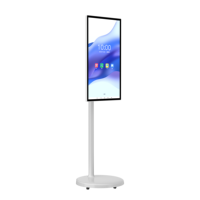 Système Android de télévision mobile intelligente de 32 pouces Panneau d'écran tactile interactif de signalisation numérique Batterie intégrée Utilisation facile