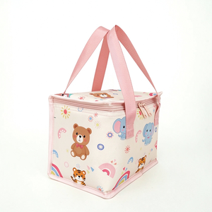 BSCI Factory Wholesale Portable Full Printing Picnic Cooler Tote Food Storage Kid Lunch <b>Bag</b> 2 Persons Polyester - Product Image 2