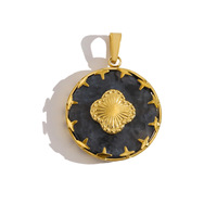 Pendentifs de bijoux vintage DIY de haute qualité en acier inoxydable 18k PVD luxueux pour enfants et unisexe