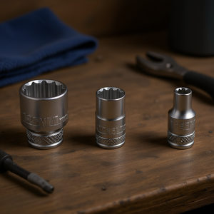 Fervi Polygonal <b>Socket</b> Wrench Normal Series 12mm 10mm 8mm Set - Product Image 3