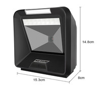 NETUM NT-2085 pro Lecteur de codes à barres QR mains libres 1D 2D Scanner de codes à barres de bureau pour entrepôt, supermarché, magasin de détail