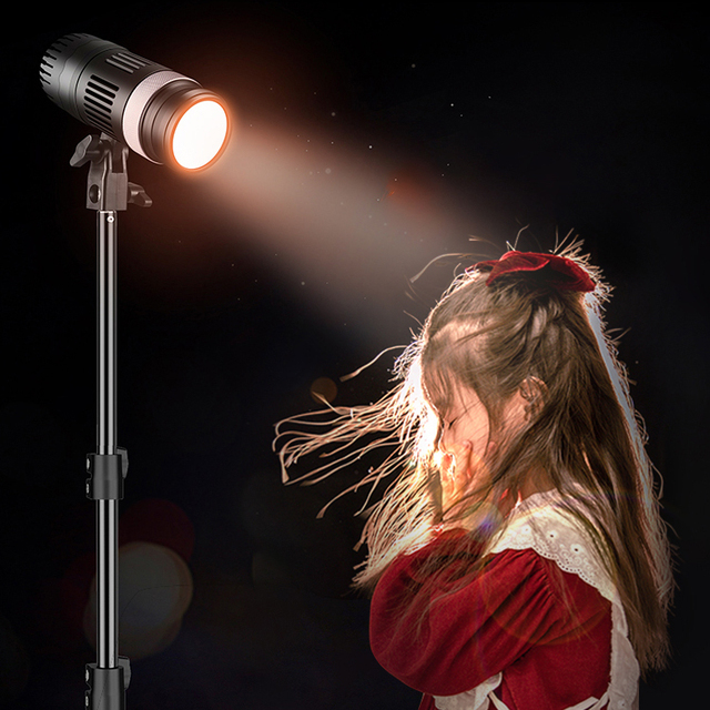 Professional 36W Video Light Fill Light Compact Focus COB Continuous Spotlight Beauty Live LED Photography Light Adjustable
