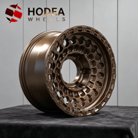 Jante HODEA 17x9 forgée avec système Beadlock, 6x139.7, jante tout-terrain durable pour Toyota, Nissan, Ford, Tacoma, 4Runner, D-Max
