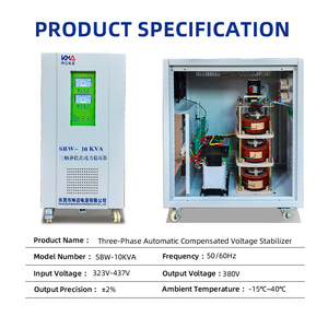 Stabilizzatore di Tensione Automatico Trifase, Regolatore AC 380V 20Kva 15Kva 10Kva, Stabilizzatore di Tensione Trifase per SVC - Product Image 4