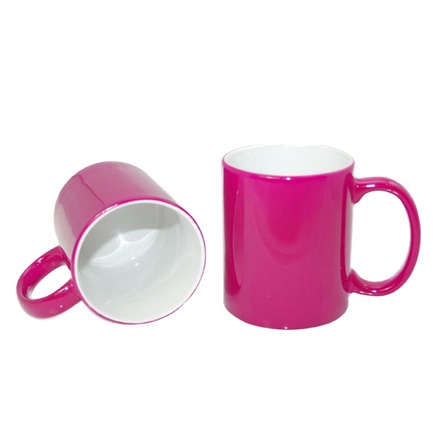 Factory Supplier Customized Design Personal Drink Water Coffee 11oz Color Changing Magic Ceramic Sublimation Mug