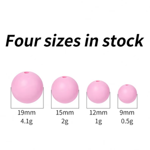 Perles de Silicone à Mâcher pour Bébé, Qualité Alimentaire, Sans BPA, 9mm 12mm 15mm, Fabrication Personnalisée en Gros - Product Image 5